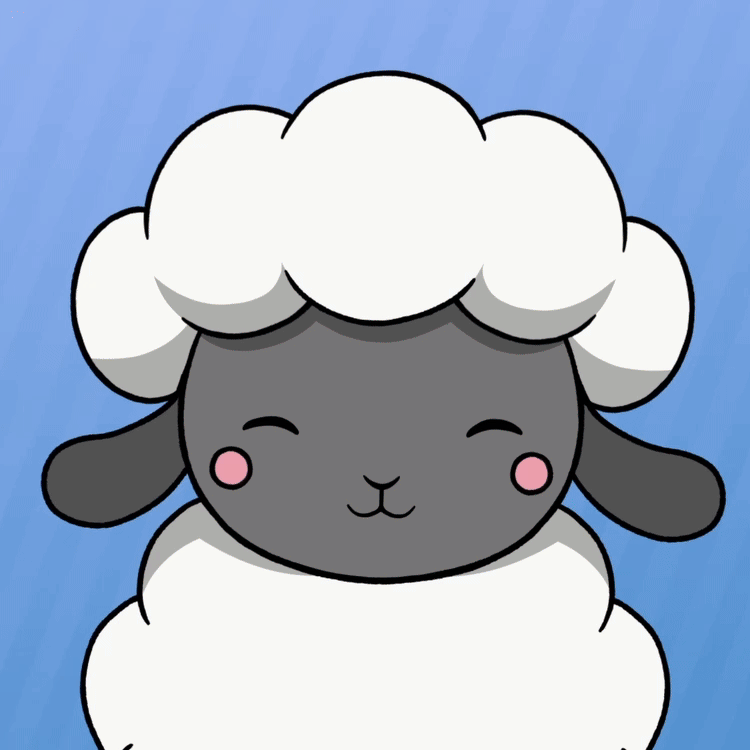 Sheep Customizable Colors VTuber Model | razzyberii